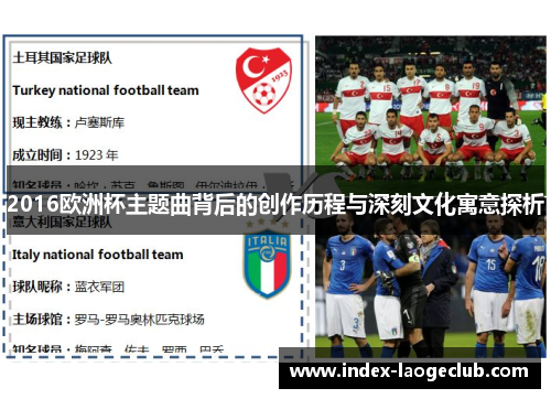 2016欧洲杯主题曲背后的创作历程与深刻文化寓意探析