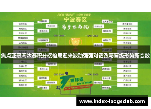 焦点亚冠淘汰赛积分榜格局迎来波动强强对话改写晋级形势新变数